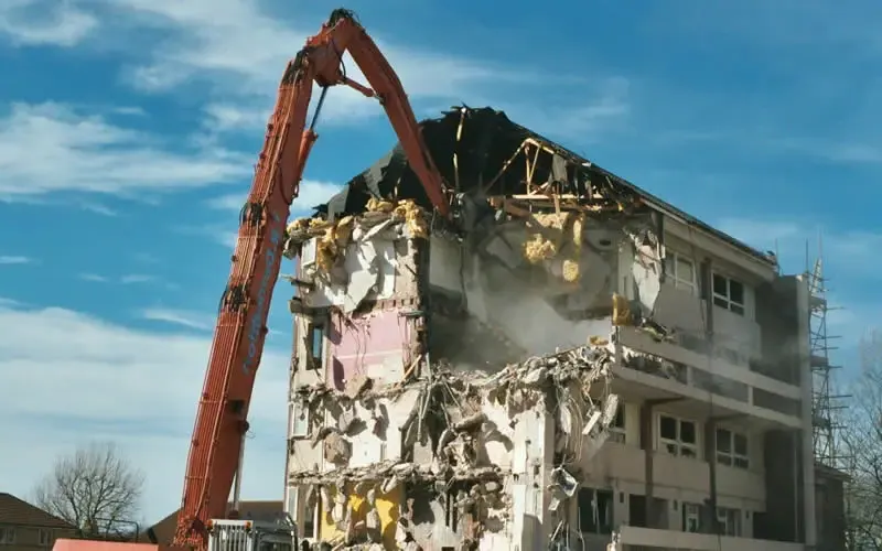 demolition immeuble poitiers 86 vienne